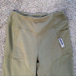 Olive Green Gymshark leggings size XS